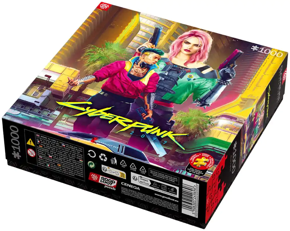 Cyberpunk 2077 Sestavljanka Kitsch Style (1000 kosov) fotografija izdelka