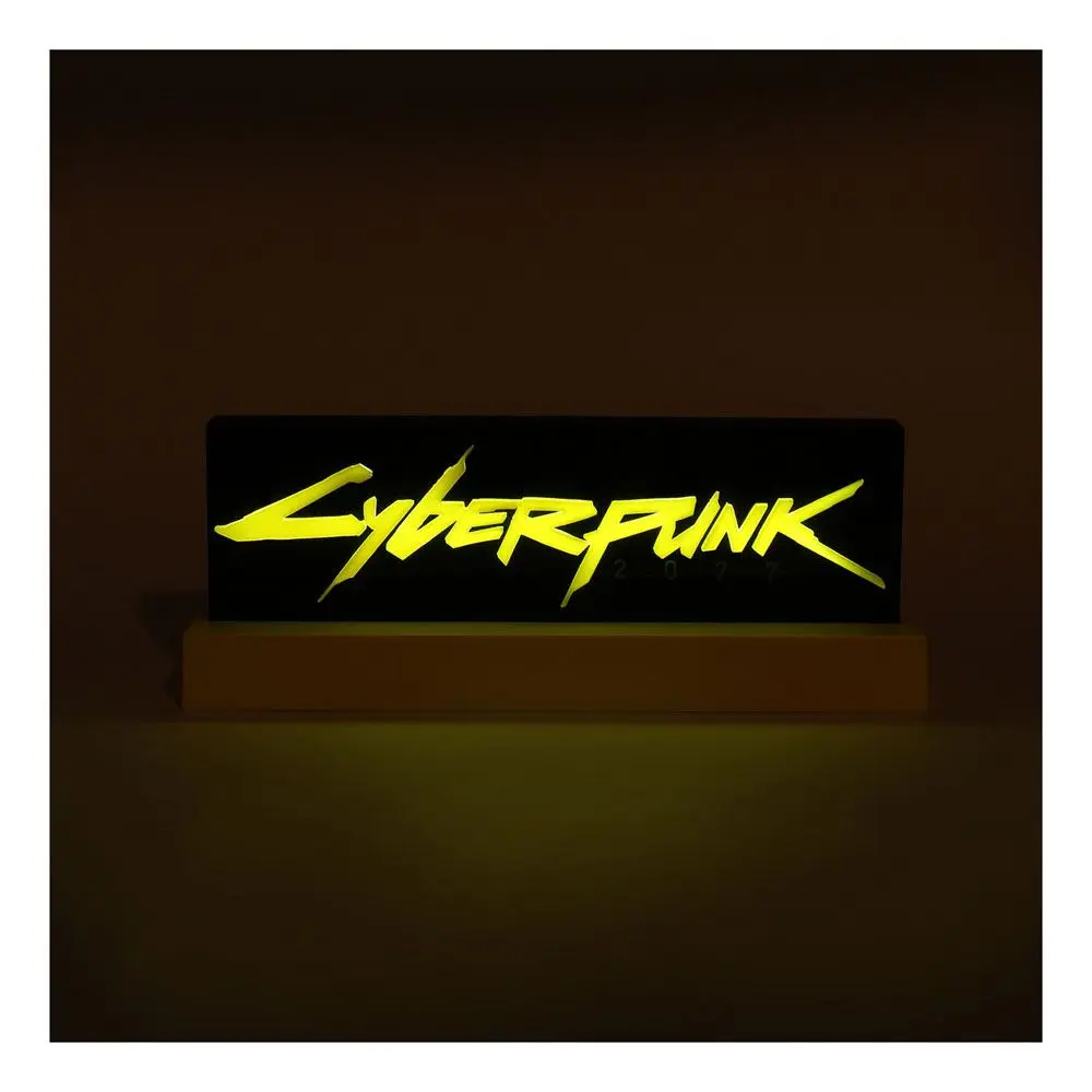 Cyberpunk 2077 LED svetlobni logotip 22 cm fotografija izdelka