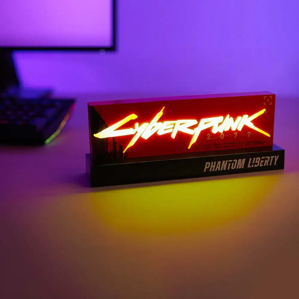 Cyberpunk Edgerunner LED svetilka Phantom Edition 22 cm fotografija izdelka