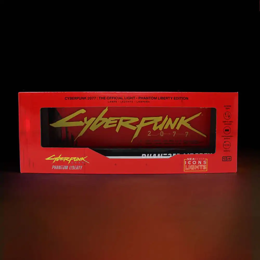 Cyberpunk Edgerunner LED svetilka Phantom Edition 22 cm fotografija izdelka