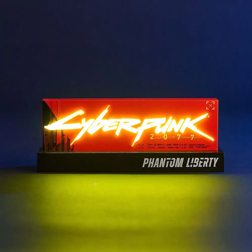 Cyberpunk Edgerunner LED svetilka Phantom Edition 22 cm fotografija izdelka