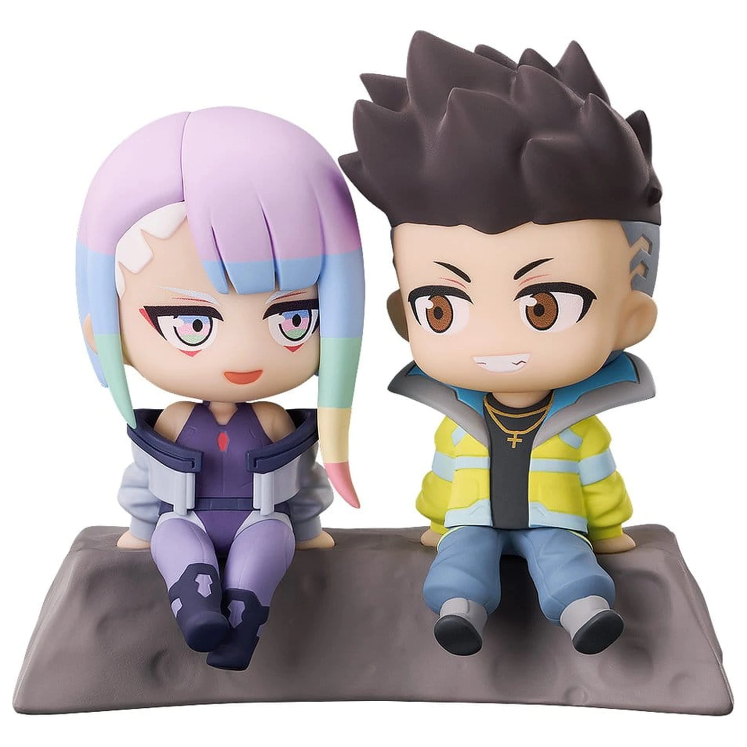 Cyberpunk: Edgerunners Qset+ PVC figurici v paketu po 2 David & Lucy 8 cm fotografija izdelka