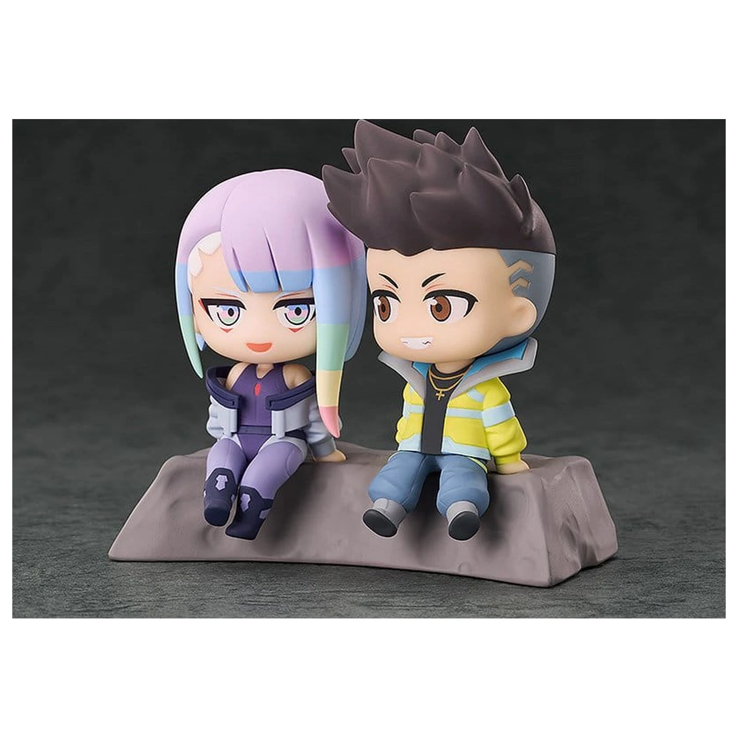 Cyberpunk: Edgerunners Qset+ PVC figurici v paketu po 2 David & Lucy 8 cm fotografija izdelka