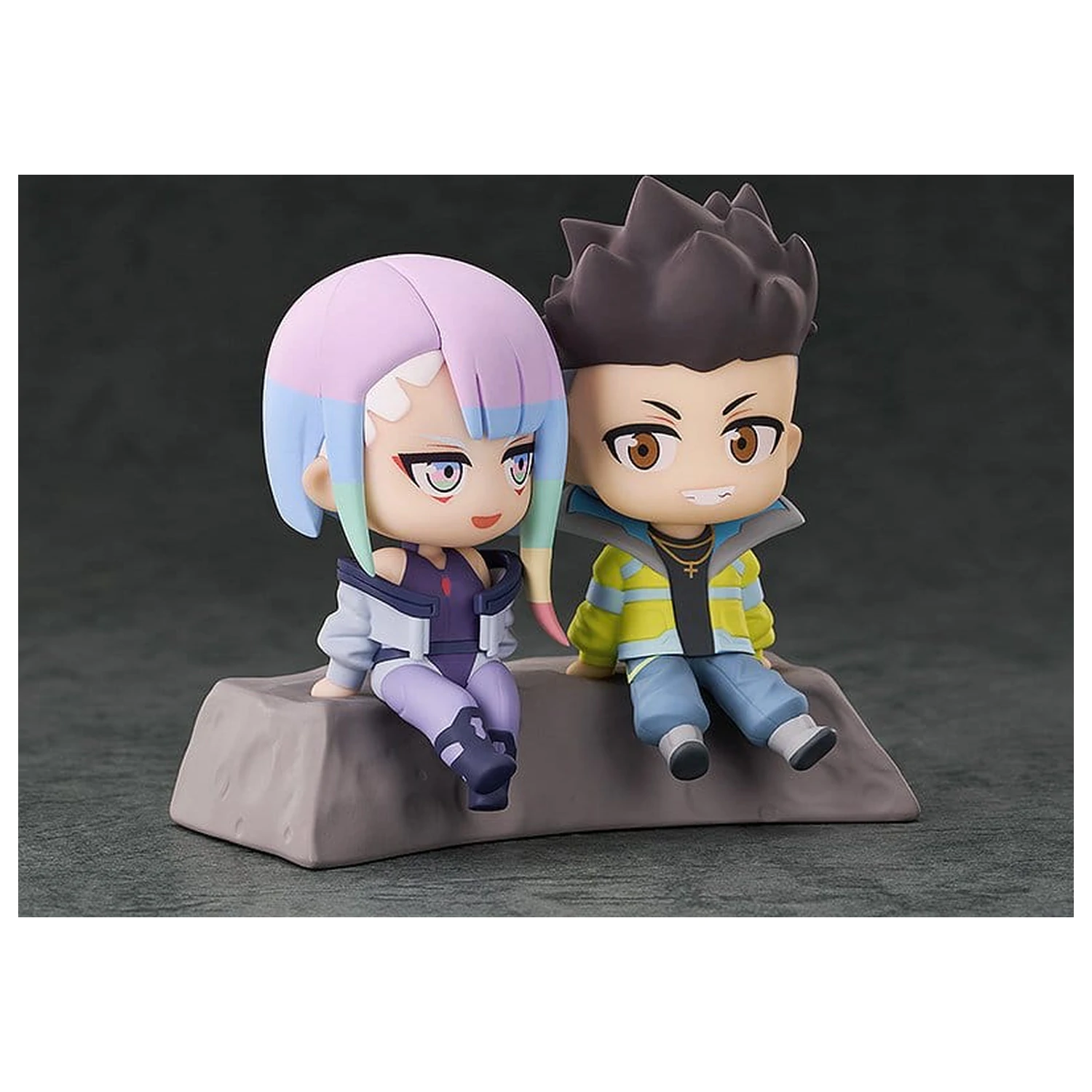 Cyberpunk: Edgerunners Qset+ PVC figurici v paketu po 2 David & Lucy 8 cm fotografija izdelka