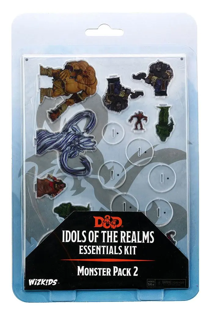 D&D Icons of the Realms Miniatures Essentials 2D Miniature - Komplet pošasti #2 fotografija izdelka