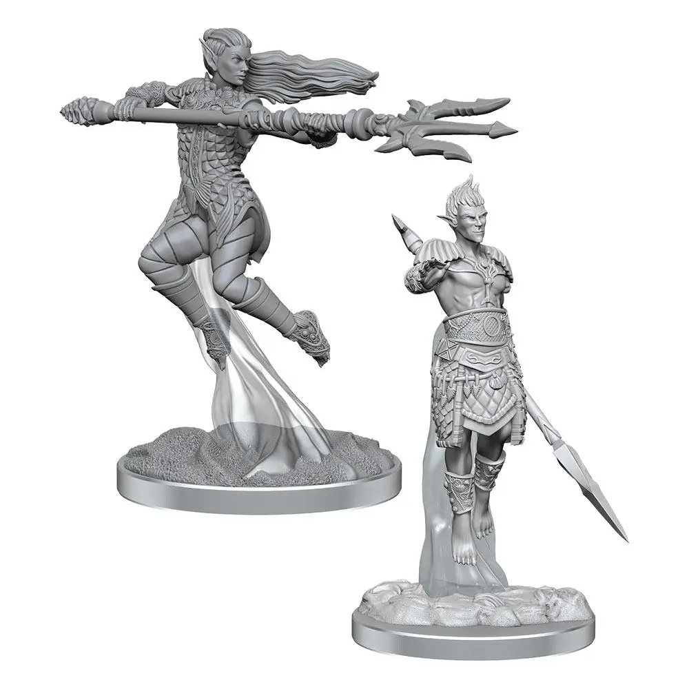 D&D Nolzur's Marvelous Miniatures Unpainted Miniatures 2-Pack Morski vilinski bojevniki fotografija izdelka