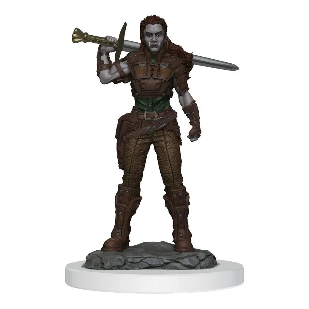 D&D Nolzur's Marvelous Miniatures Nepobarvane Miniature 2-Pack Orc Bojevnik Ženska fotografija izdelka