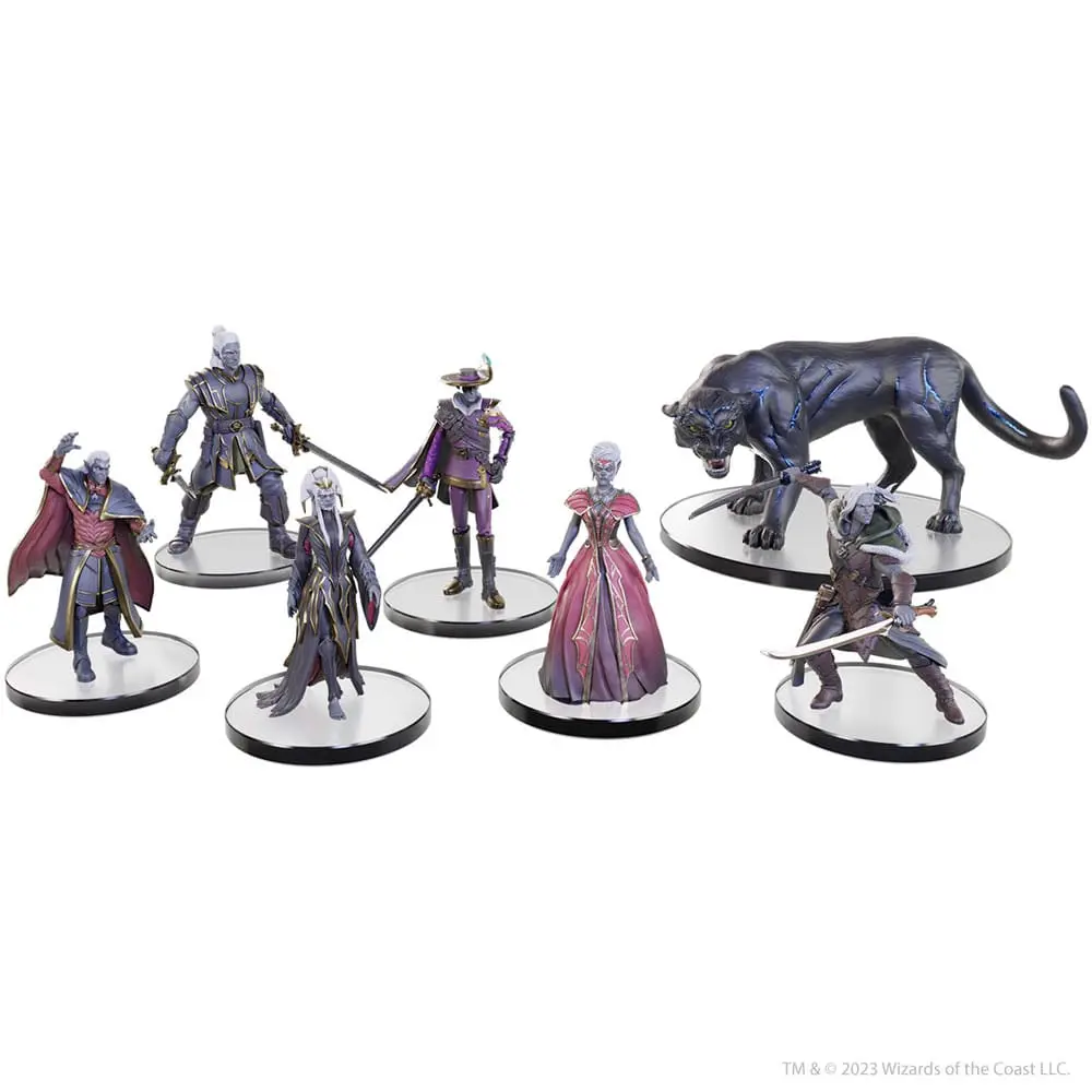 D&D The Legend of Drizzt 35th Anniversary vnaprej pobarvane Figurice Družina in Sovražniki Zapakiran Komplet fotografija izdelka