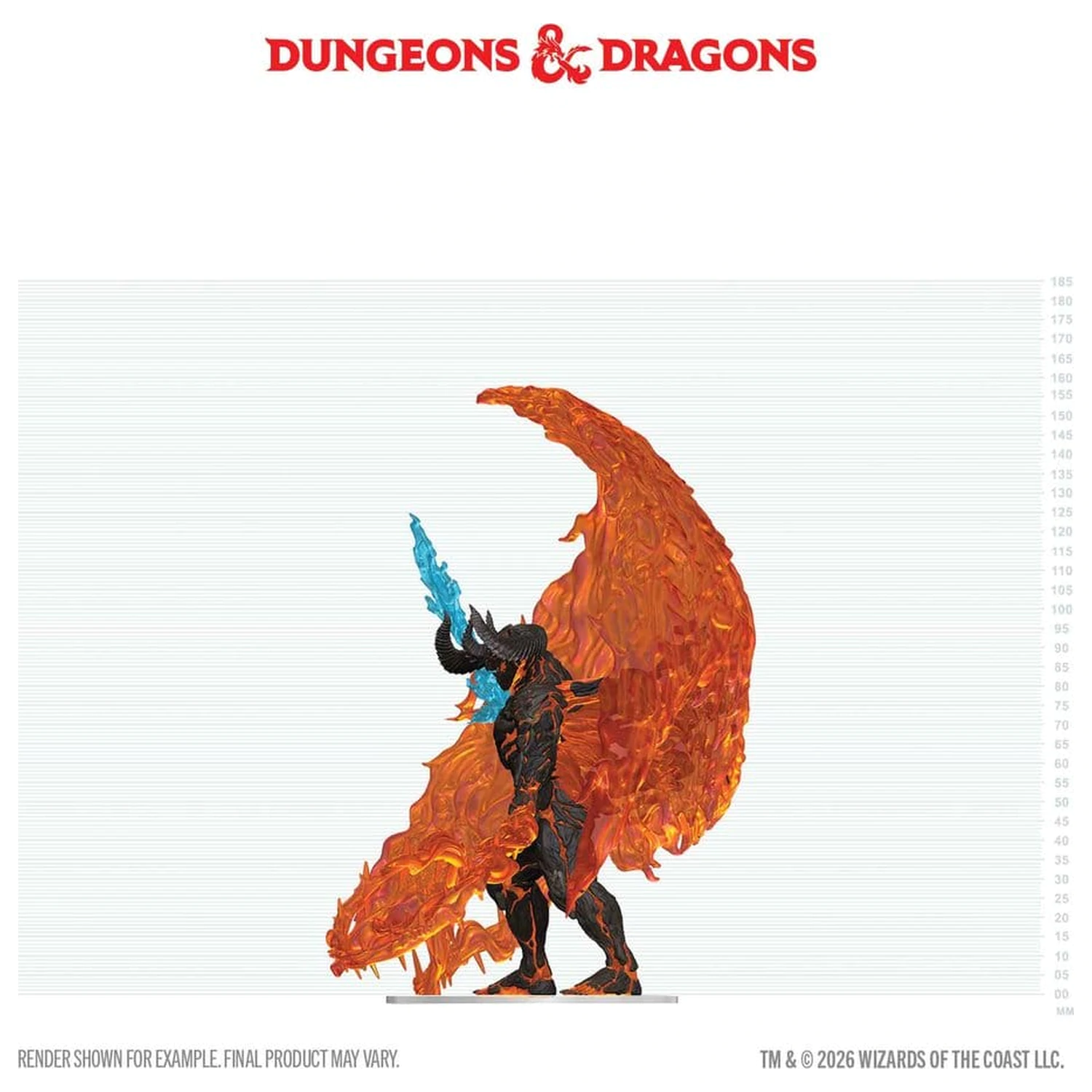 D&D Icons of the Realms Balor v škatli, vnaprej pobarvane miniature 20 cm fotografija izdelka