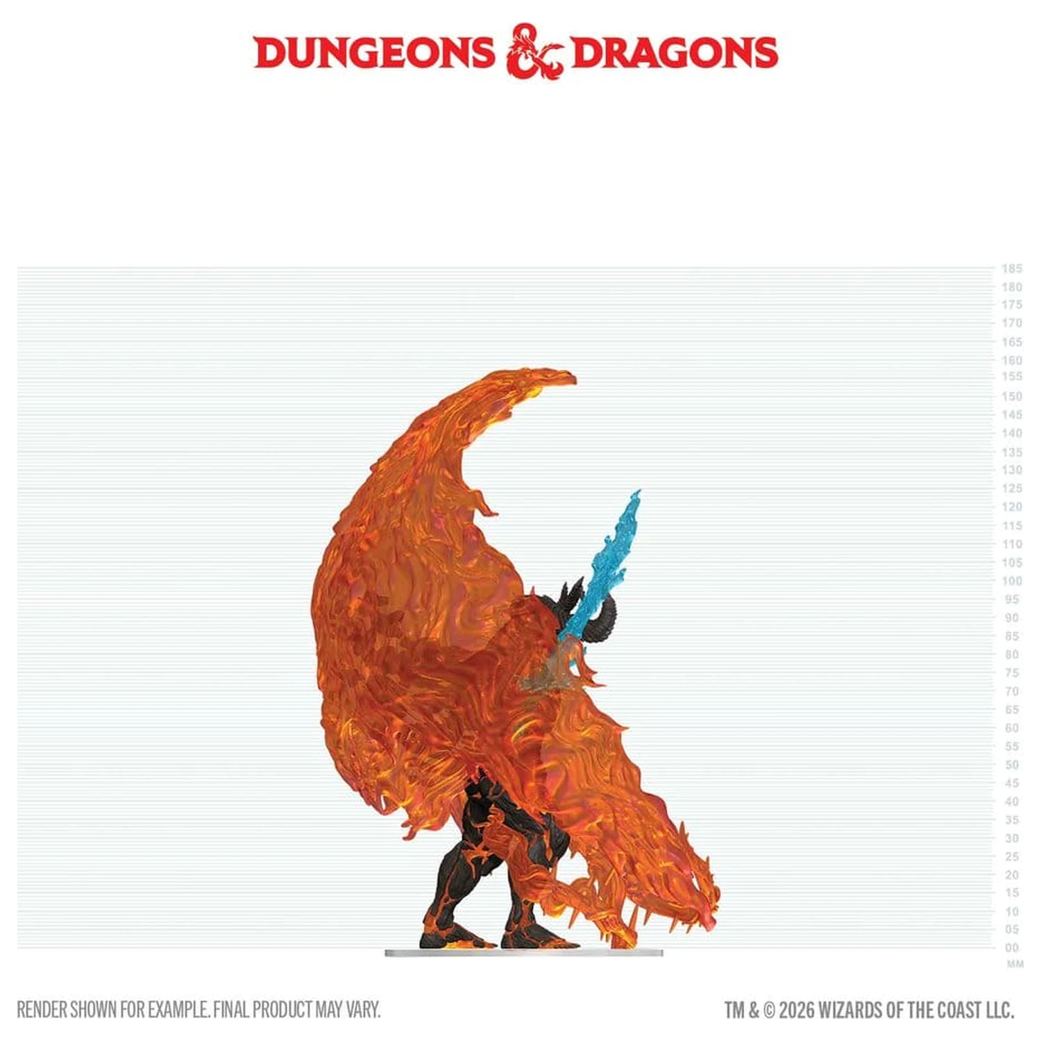 D&D Icons of the Realms Balor v škatli, vnaprej pobarvane miniature 20 cm fotografija izdelka