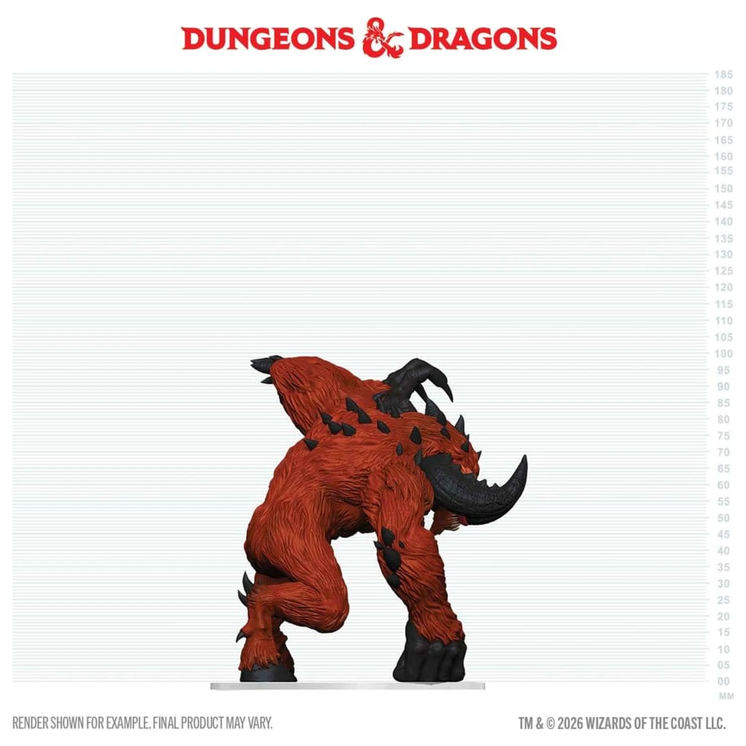 D&D Icons of the Realms V škatli predhodno pobarvane Miniaturne Goristro 15 cm fotografija izdelka
