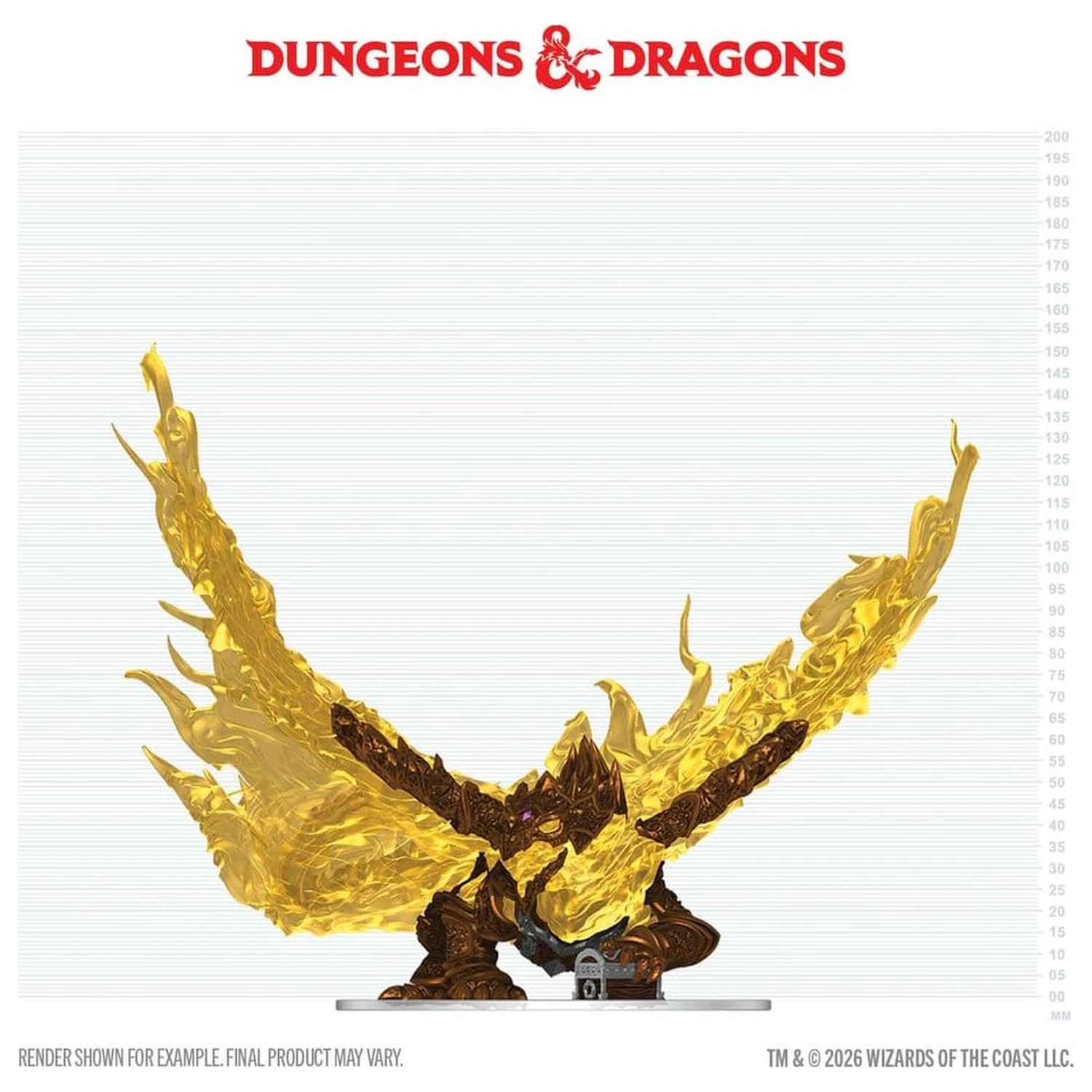 D&D Icons of the Realms Škatlaste, predbarvane miniature Hollow Dragon 18 cm fotografija izdelka