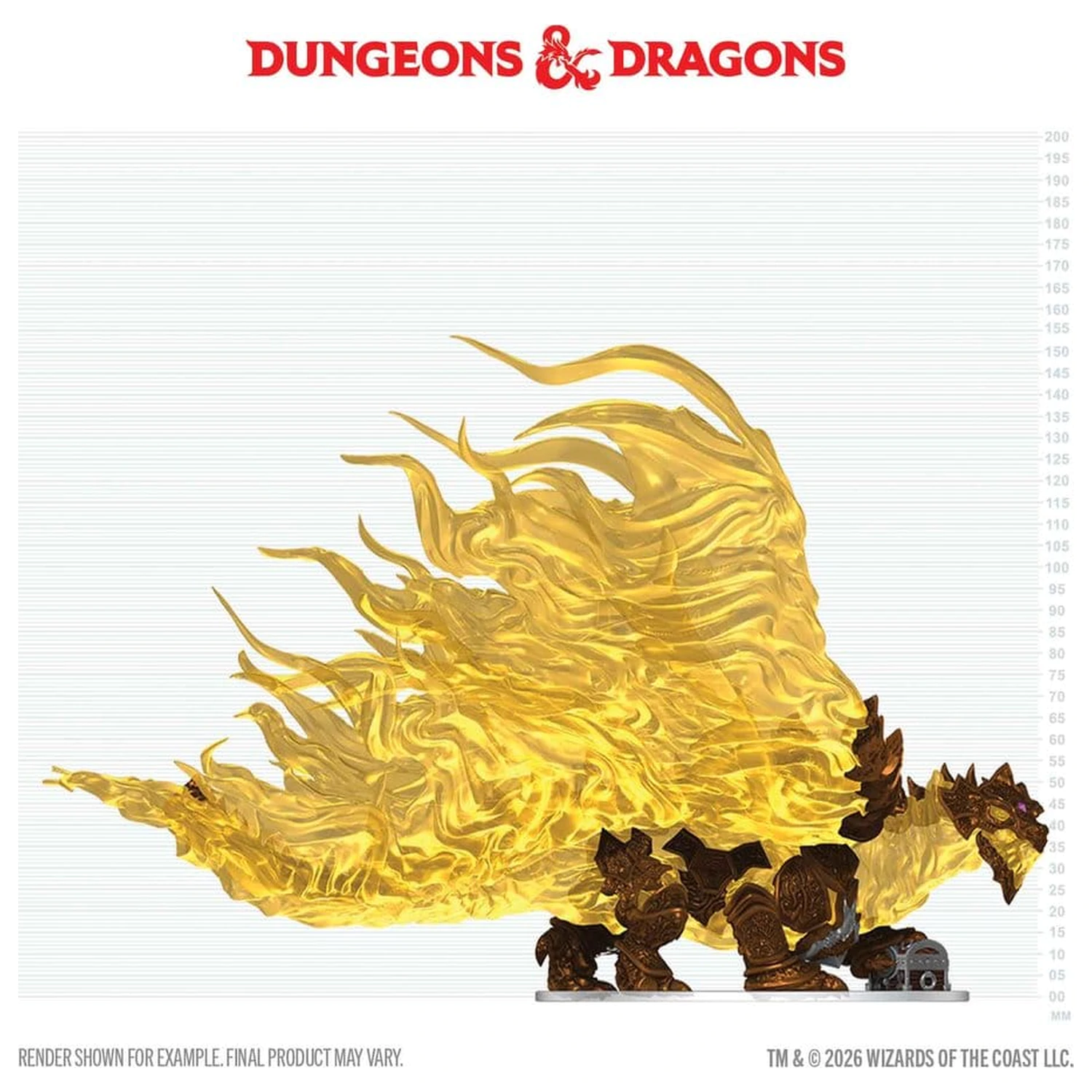 D&D Icons of the Realms Škatlaste, predbarvane miniature Hollow Dragon 18 cm fotografija izdelka