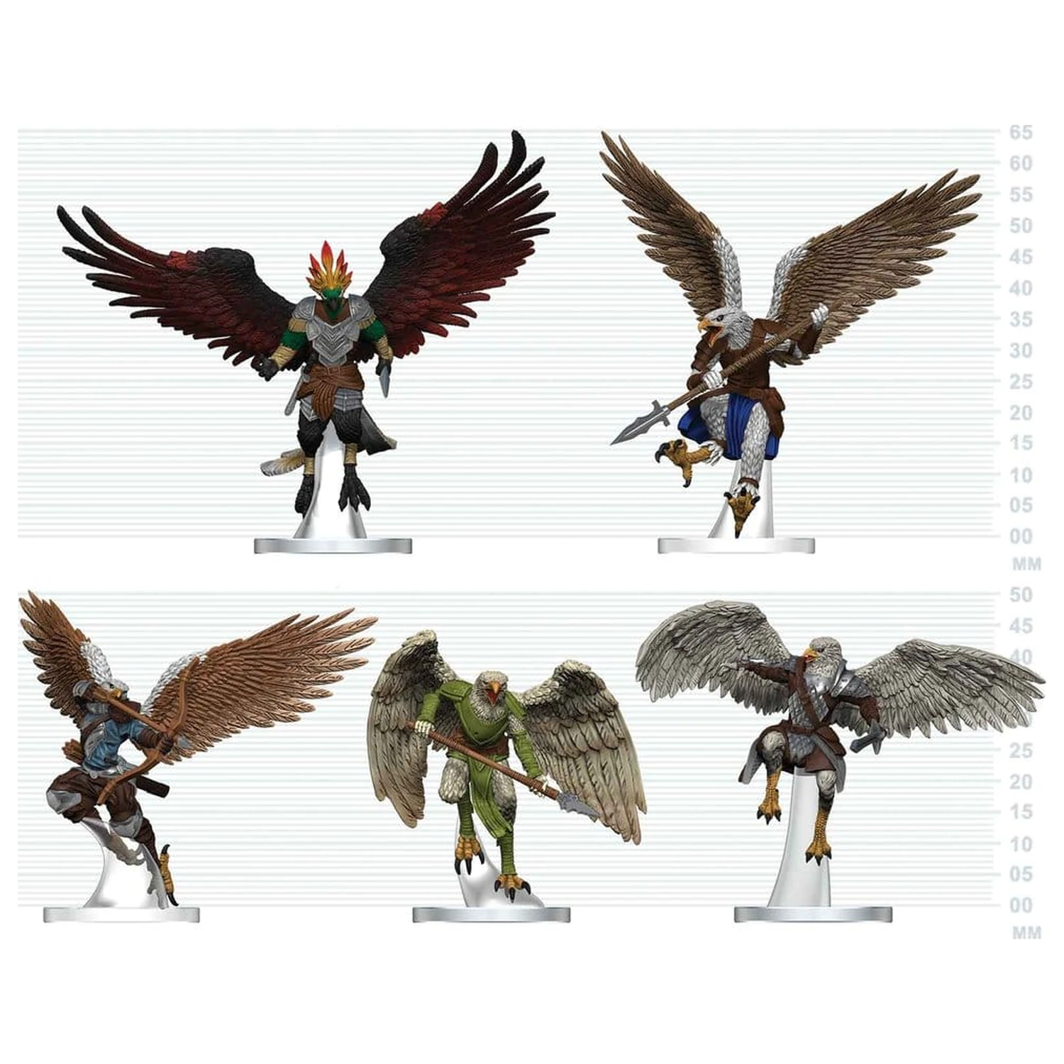 D&D Icons of the Realms Mini figurice Aarakocra Flock 20 cm fotografija izdelka