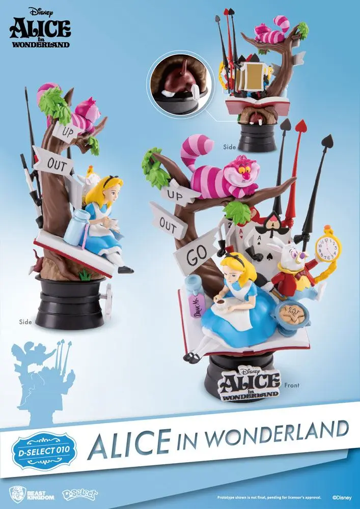 Alice in Wonderland D-Select PVC Diorama 15 cm fotografija izdelka