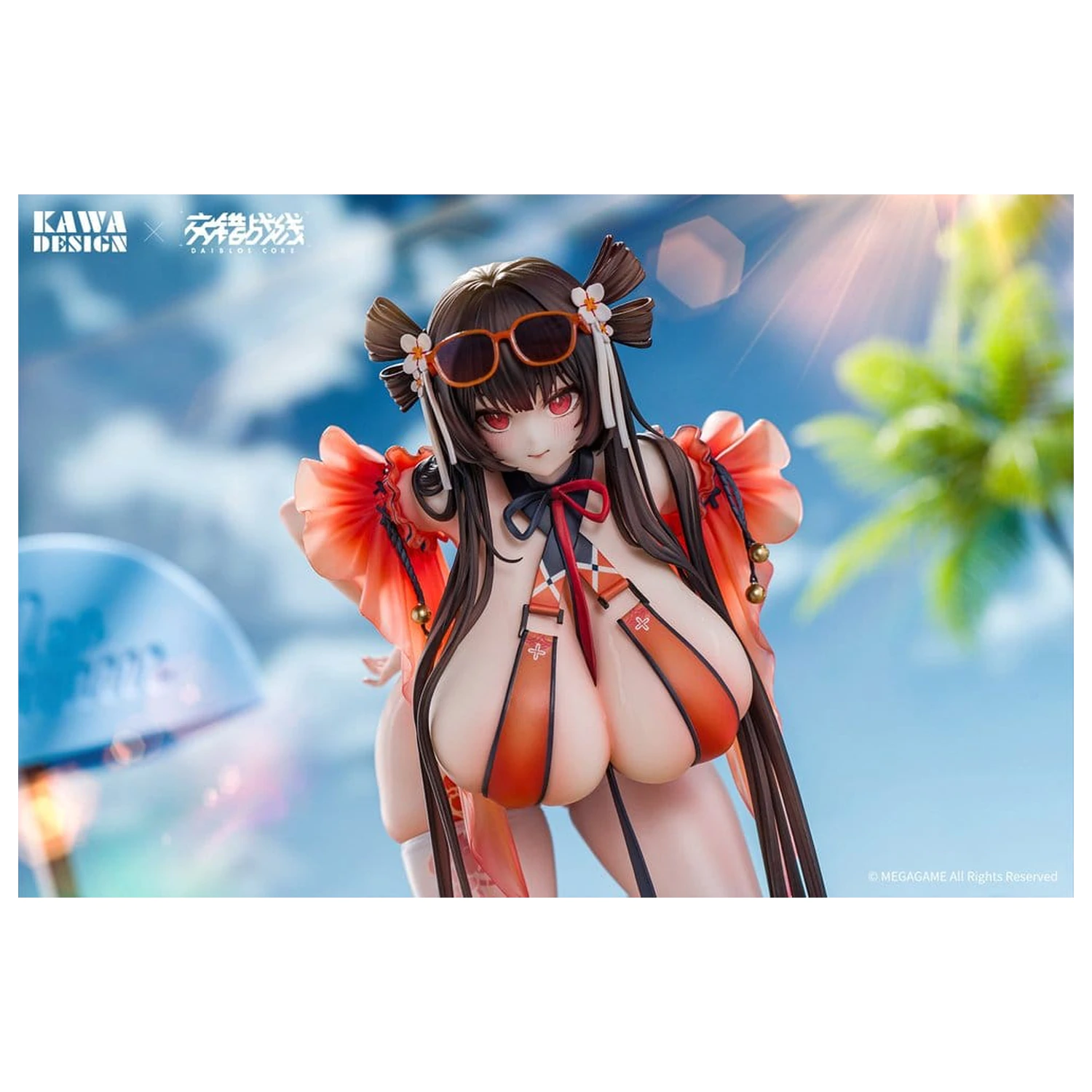 Daiblos Core PVC figura 1/6 Maree Rouge Rakubai no Utage Wet Ver. 25 cm fotografija izdelka