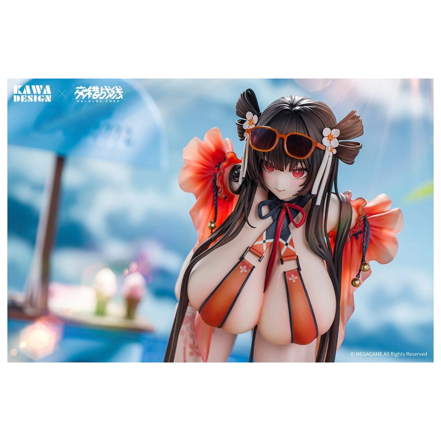 Daiblos Core PVC figura 1/6 Maree Rouge Rakubai no Utage Wet Ver. 25 cm fotografija izdelka