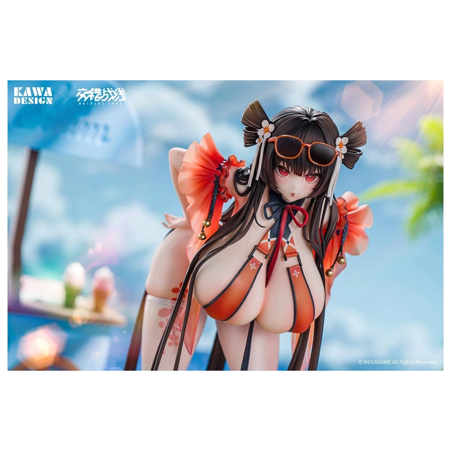 Daiblos Core PVC figura 1/6 Maree Rouge Rakubai no Utage Wet Ver. 25 cm fotografija izdelka