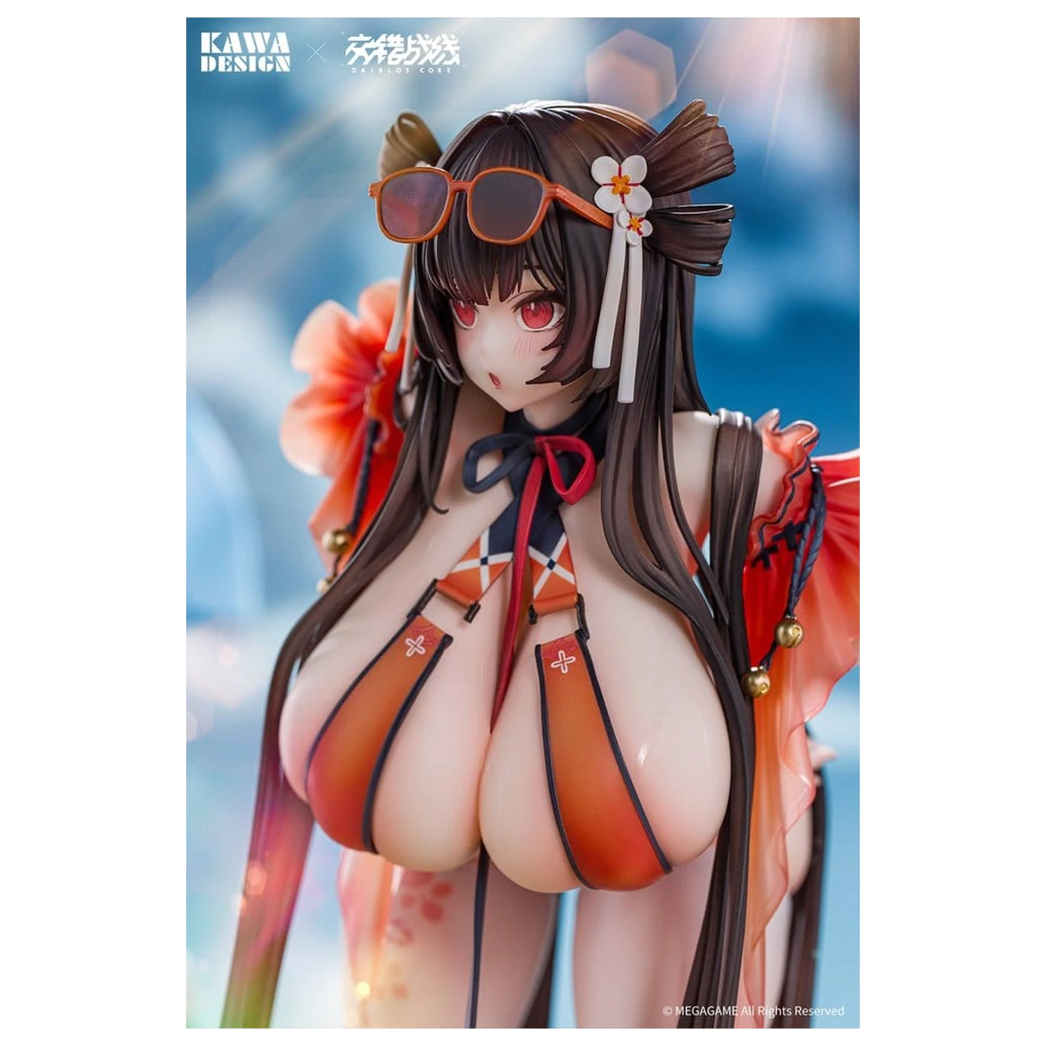 Daiblos Core PVC figura 1/6 Maree Rouge Rakubai no Utage Wet Ver. 25 cm fotografija izdelka