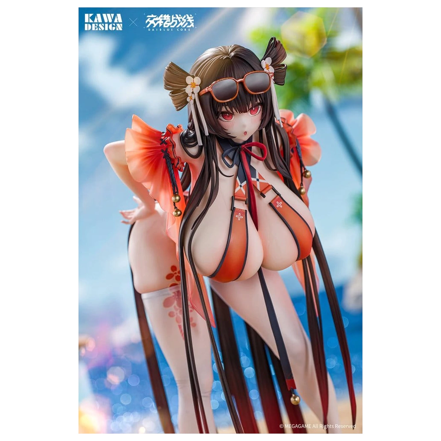 Daiblos Core PVC figura 1/6 Maree Rouge Rakubai no Utage Wet Ver. 25 cm fotografija izdelka
