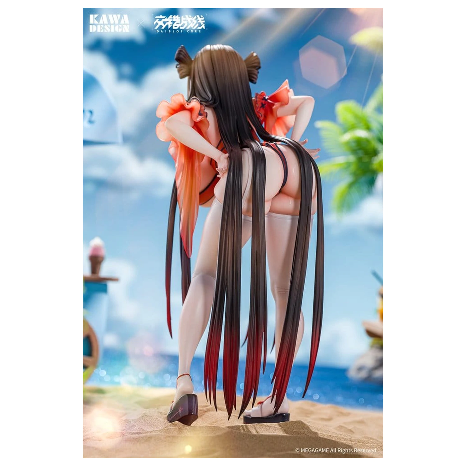 Daiblos Core PVC figura 1/6 Maree Rouge Rakubai no Utage Wet Ver. 25 cm fotografija izdelka