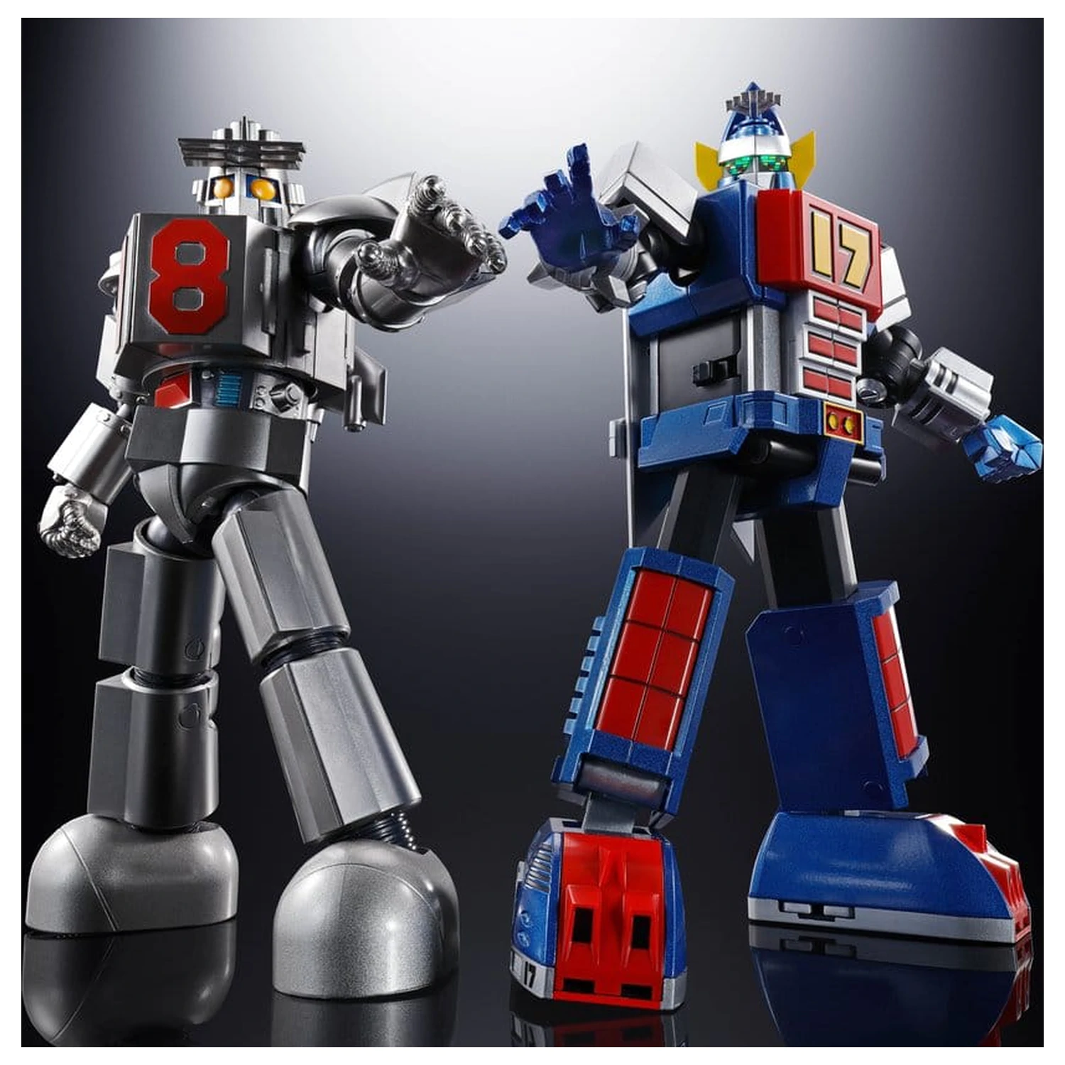 Daitetsujin 17 Soul of Chogokin Diecast akcijska figura GX-101S Daitetsujin 17 & 18 Graviton Box 18 cm fotografija izdelka