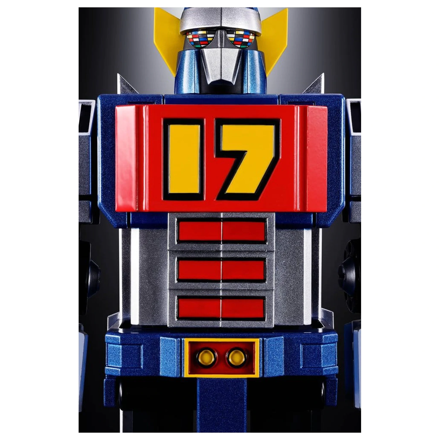 Daitetsujin 17 Soul of Chogokin Diecast akcijska figura GX-101S Daitetsujin 17 & 18 Graviton Box 18 cm fotografija izdelka