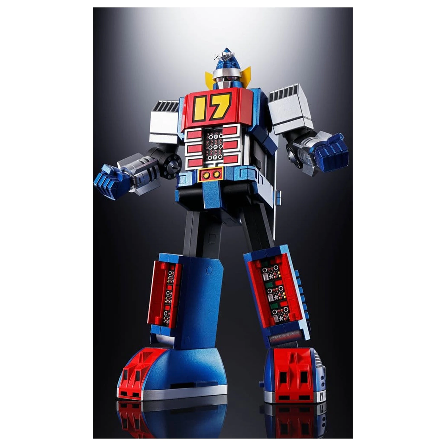 Daitetsujin 17 Soul of Chogokin Diecast akcijska figura GX-101S Daitetsujin 17 & 18 Graviton Box 18 cm fotografija izdelka