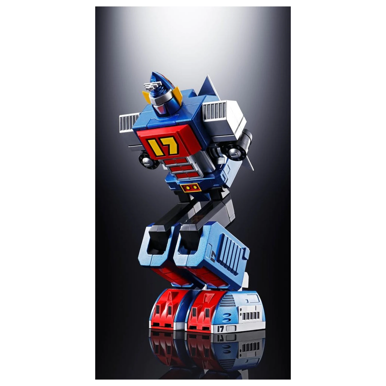 Daitetsujin 17 Soul of Chogokin Diecast akcijska figura GX-101S Daitetsujin 17 & 18 Graviton Box 18 cm fotografija izdelka