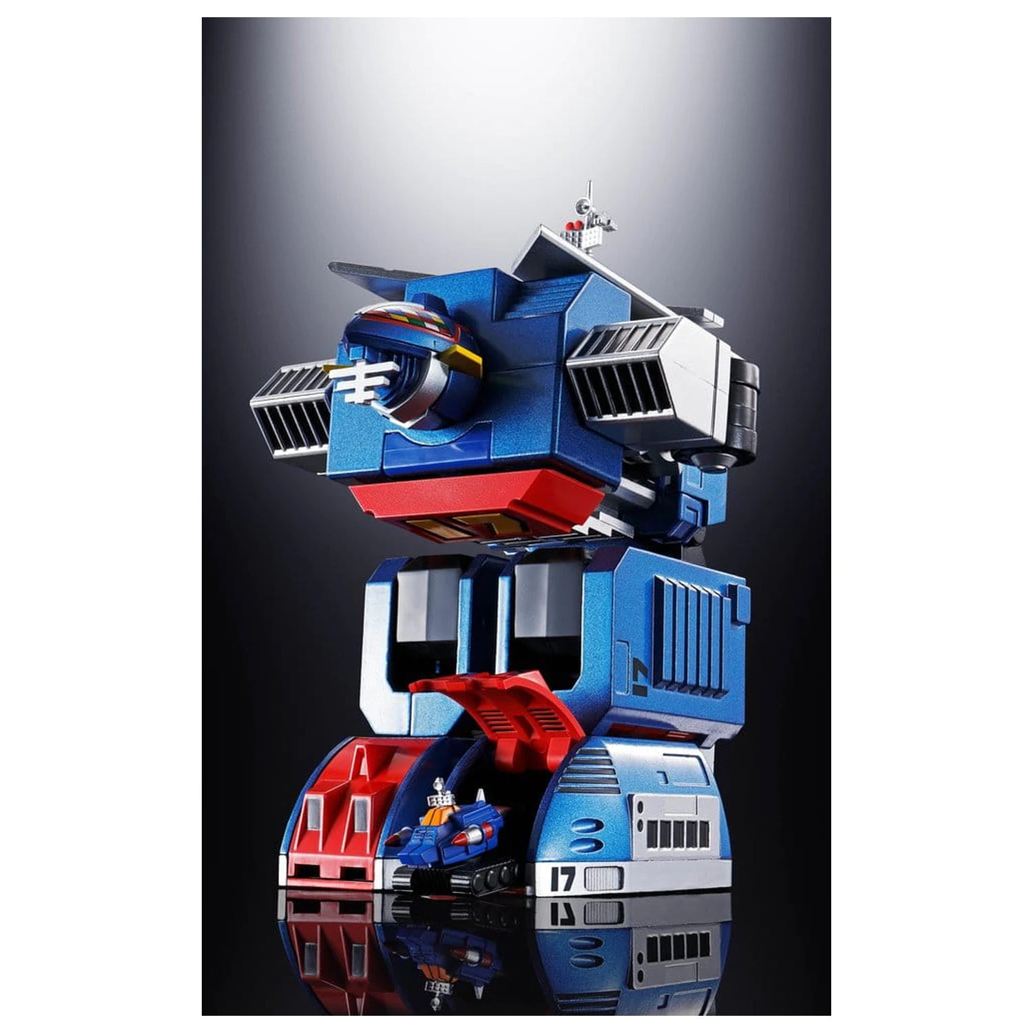 Daitetsujin 17 Soul of Chogokin Diecast akcijska figura GX-101S Daitetsujin 17 & 18 Graviton Box 18 cm fotografija izdelka