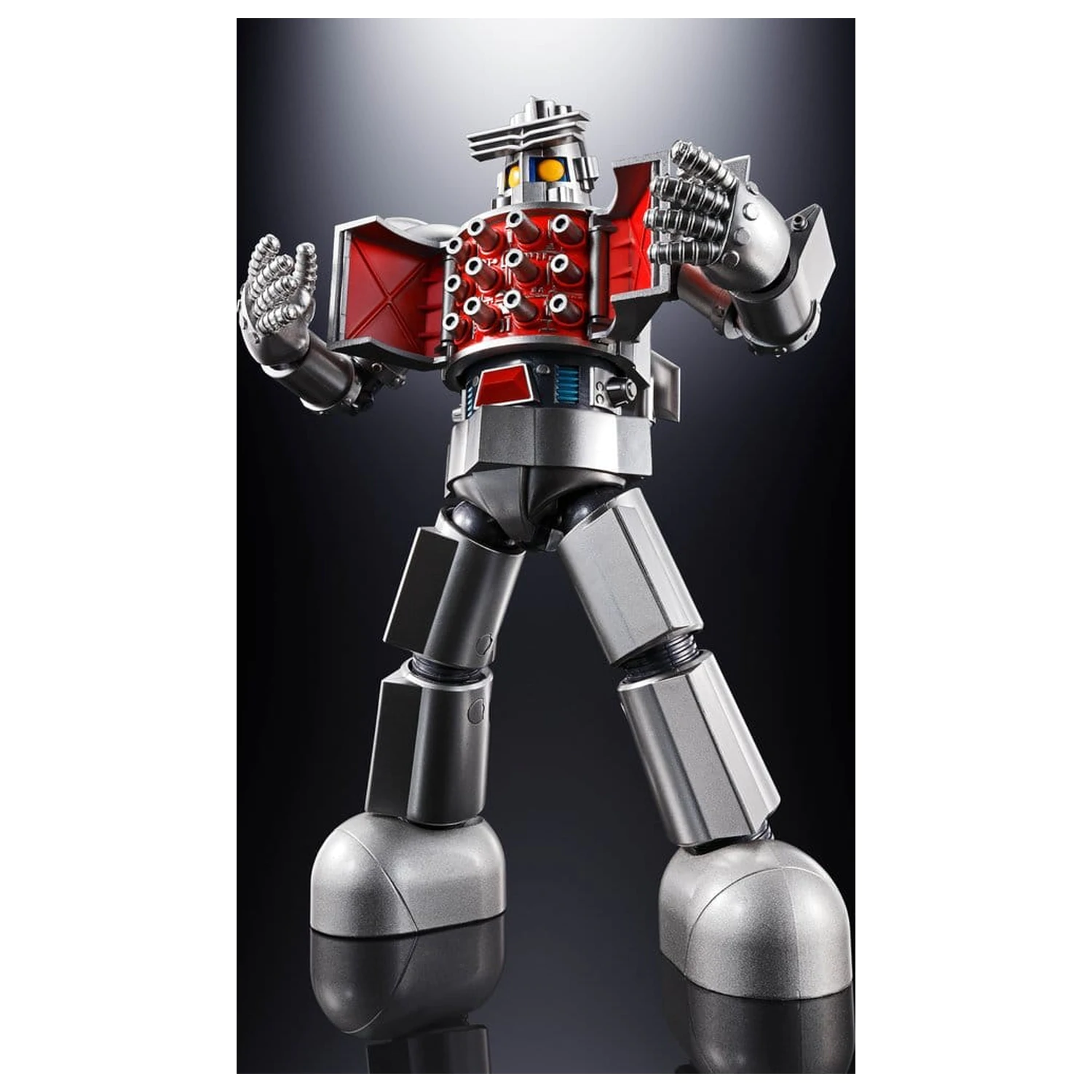 Daitetsujin 17 Soul of Chogokin Diecast akcijska figura GX-101S Daitetsujin 17 & 18 Graviton Box 18 cm fotografija izdelka