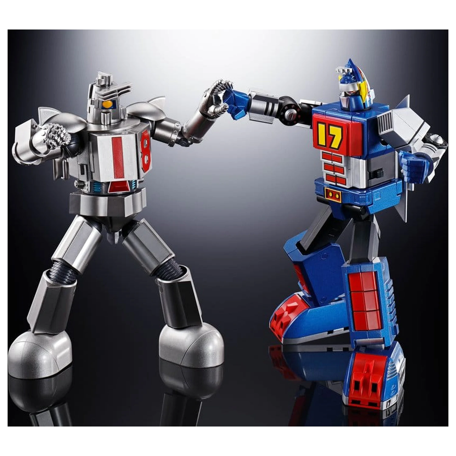 Daitetsujin 17 Soul of Chogokin Diecast akcijska figura GX-101S Daitetsujin 17 & 18 Graviton Box 18 cm fotografija izdelka