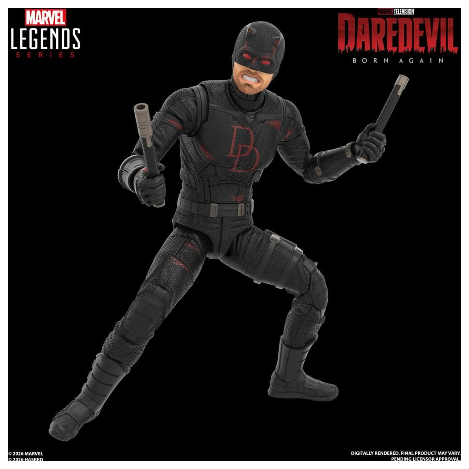Daredevil: Born Again Marvel Legends akcijski figurici dvojno pakiranje Daredevil & Jessica Jones 15 cm fotografija izdelka