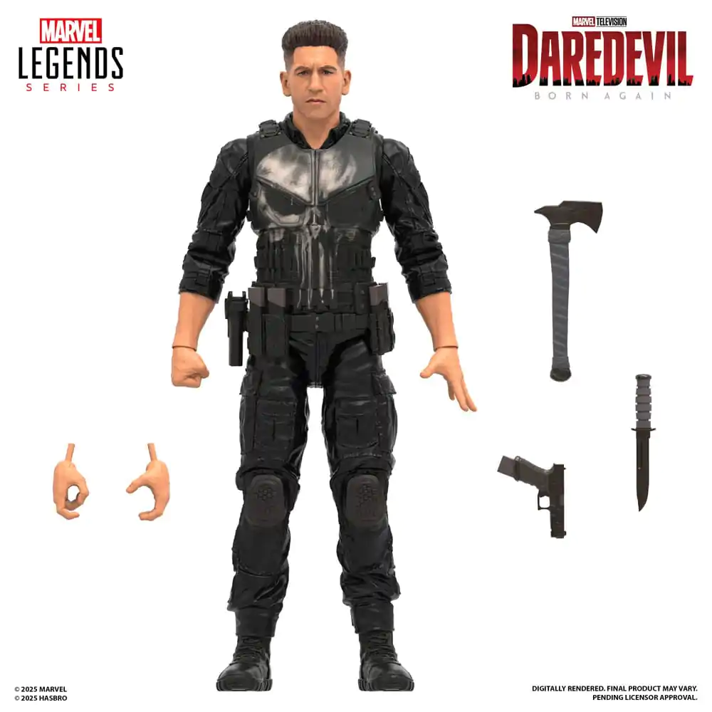 Daredevil: Born Again Marvel Legends akcijska figura Punisher 15 cm fotografija izdelka