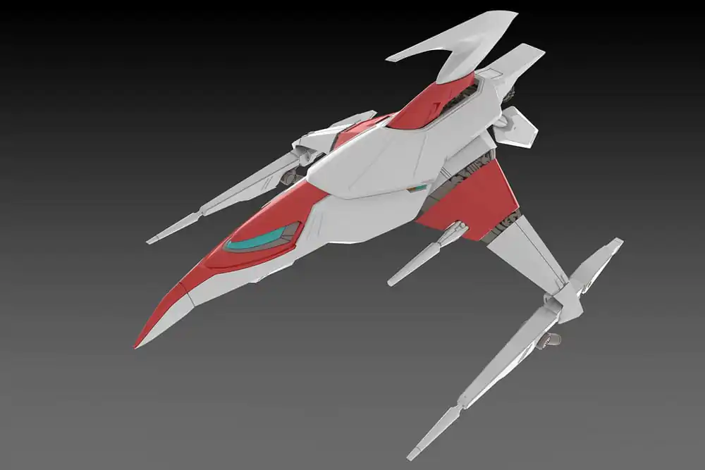Dariusburst CS Core Plastični Komplet 1/144 Legend Silver Hawk 3F-1B Vesoljski Lovec 14 cm fotografija izdelka