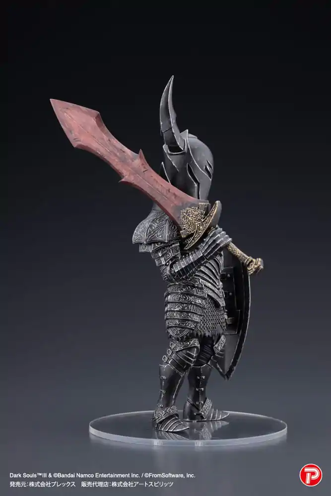 Dark Souls Q Collection PVC Kip Črni Vitez 18 cm fotografija izdelka