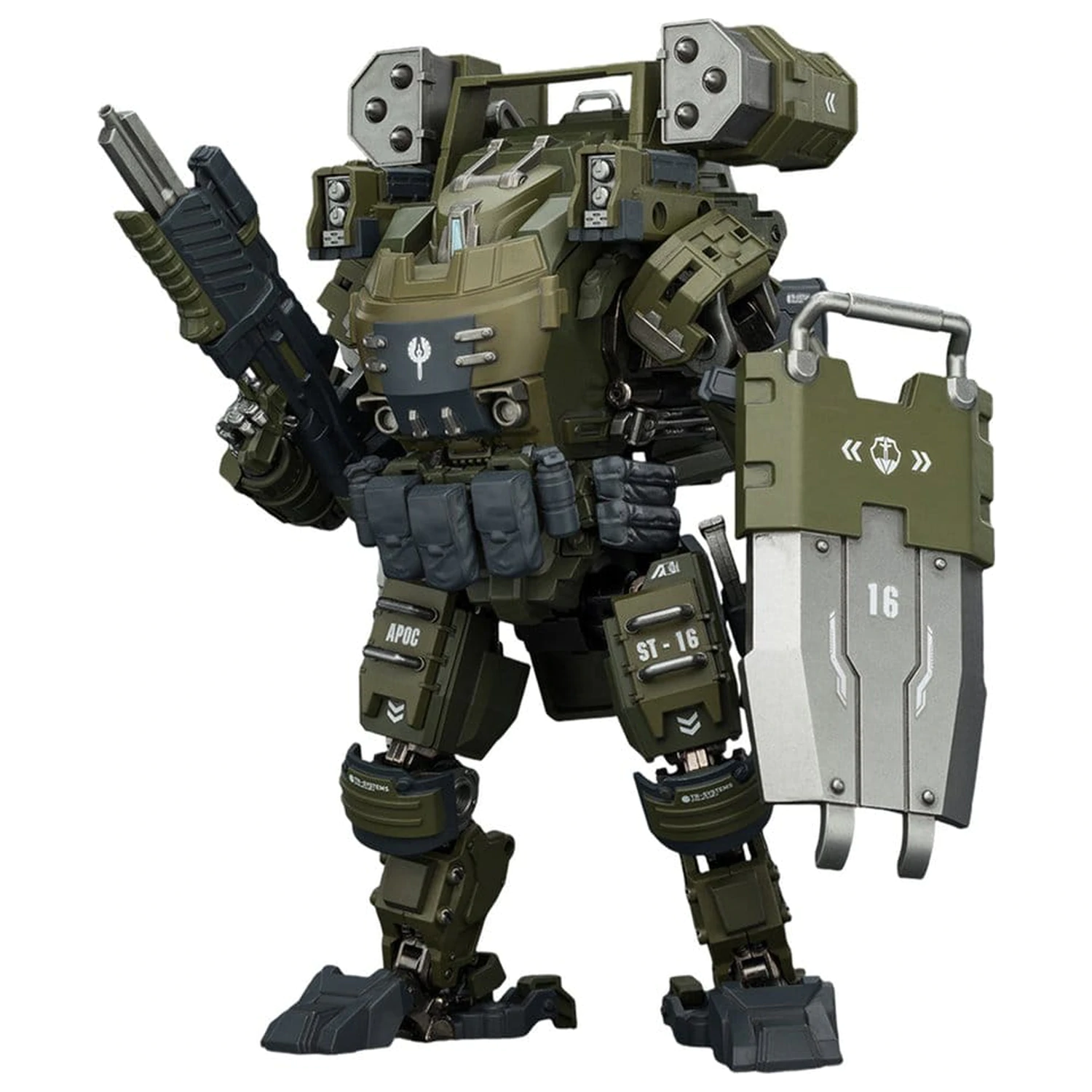 Dark Source Action Figure 1/25 APOC Series Storm Surge Težki ognjen jurišni Meh ST-8616 14 cm fotografija izdelka