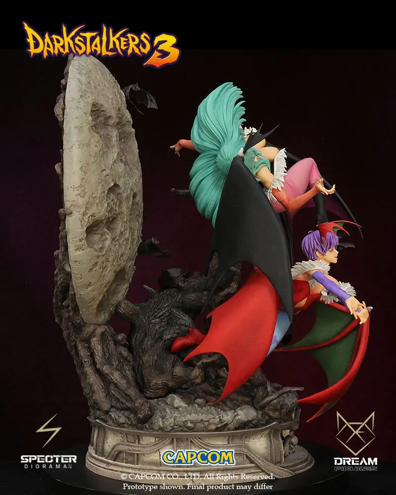 Darkstalkers 3 Specter Diorama 1/6 Morrigan & Lilith 47 cm fotografija izdelka