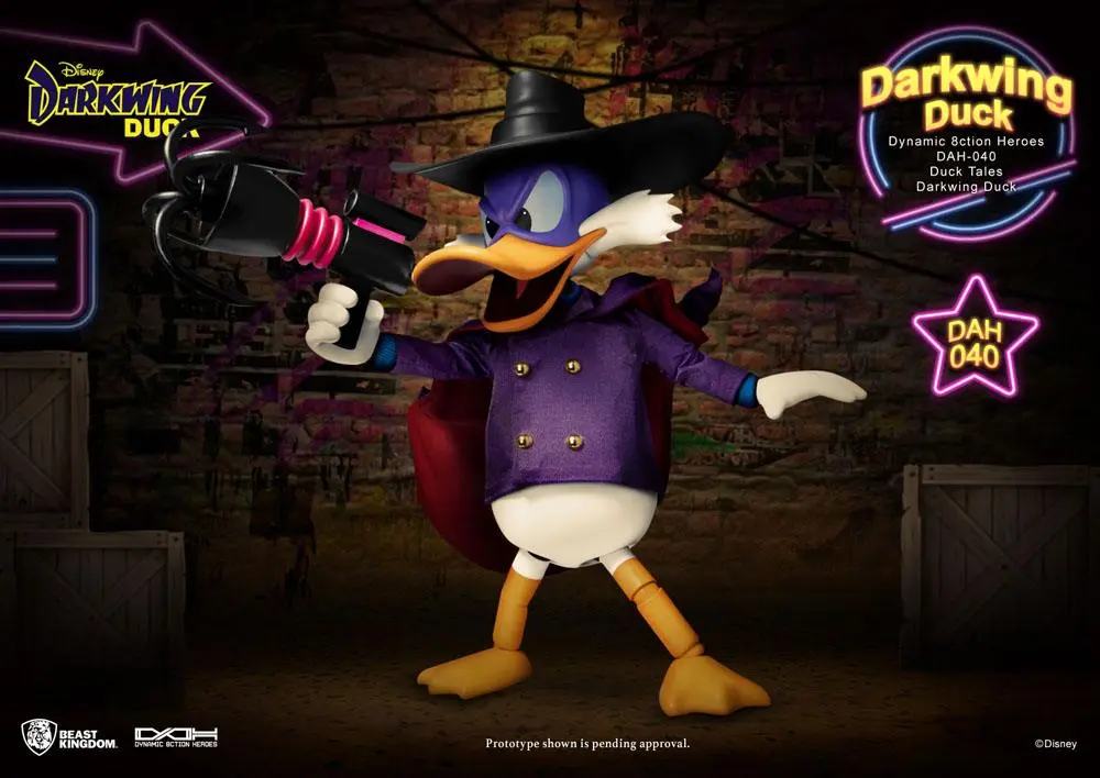 Darkwing Duck Dynamic 8ction Heroes Akcijska figura 1/9 Darkwing Duck 16 cm fotografija izdelka