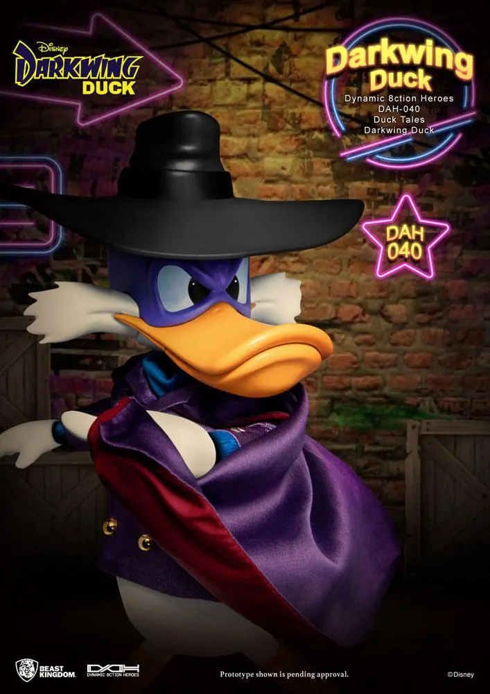 Darkwing Duck Dynamic 8ction Heroes Akcijska figura 1/9 Darkwing Duck 16 cm fotografija izdelka