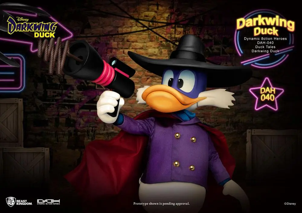 Darkwing Duck Dynamic 8ction Heroes Akcijska figura 1/9 Darkwing Duck 16 cm fotografija izdelka