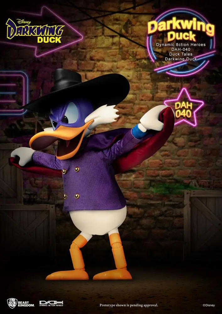 Darkwing Duck Dynamic 8ction Heroes Akcijska figura 1/9 Darkwing Duck 16 cm fotografija izdelka