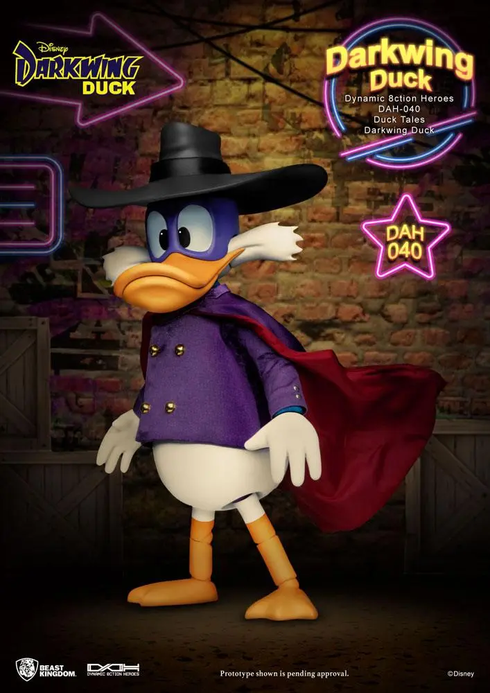 Darkwing Duck Dynamic 8ction Heroes Akcijska figura 1/9 Darkwing Duck 16 cm fotografija izdelka