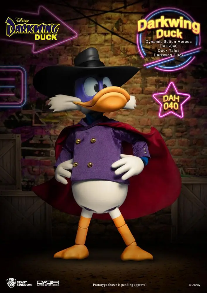 Darkwing Duck Dynamic 8ction Heroes Akcijska figura 1/9 Darkwing Duck 16 cm fotografija izdelka