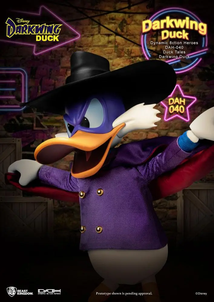 Darkwing Duck Dynamic 8ction Heroes Akcijska figura 1/9 Darkwing Duck 16 cm fotografija izdelka