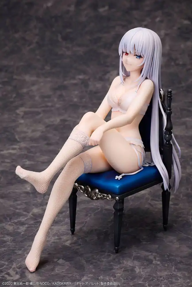 Date A Bullet PVC kipi 1/7 Kurumi Tokisaki & White Queen 17 cm fotografija izdelka