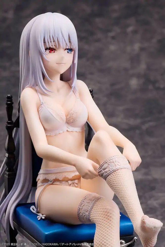 Date A Bullet PVC kipi 1/7 Kurumi Tokisaki & White Queen 17 cm fotografija izdelka