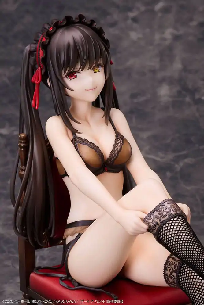 Date A Bullet PVC kipi 1/7 Kurumi Tokisaki & White Queen 17 cm fotografija izdelka