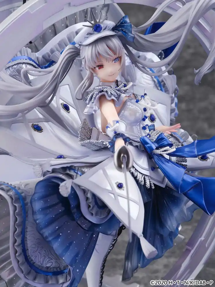 Date A Bullet SHIBUYA SCRAMBLE FIGURA PVC Kip 1/7 The White Queen -Royal Blue Sapphire Dress Ver. 33 cm fotografija izdelka