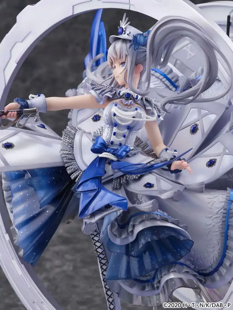 Date A Bullet SHIBUYA SCRAMBLE FIGURA PVC Kip 1/7 The White Queen -Royal Blue Sapphire Dress Ver. 33 cm fotografija izdelka